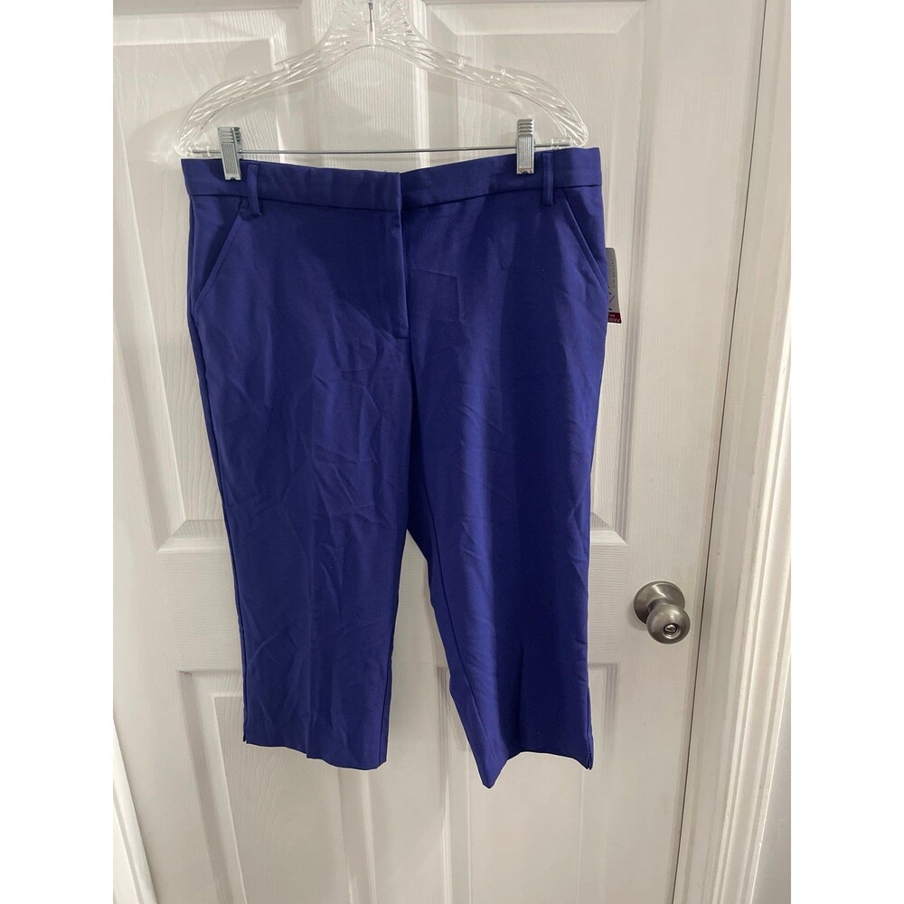 Kim Rogers Career Gap Free Fit Solutions Capri Pants Size 12 New With Tag
